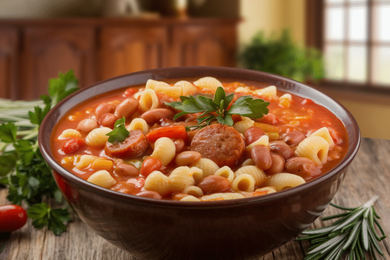 Pasta Fagioli Soup That Slaps: Cozy Italian Flavor in 40 Minutes (No Culinary Degree Needed)