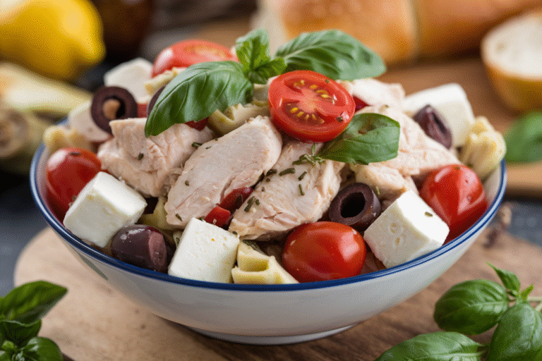 Antipasto Chicken Salad That Eats Like a Charcuterie Board—But Faster, Fresher, and Way More Epic