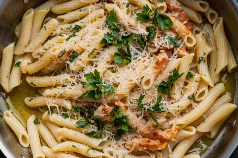 One-Pot Garlic Parmesan Pasta That Breaks the “I Don’t Have Time” Excuse