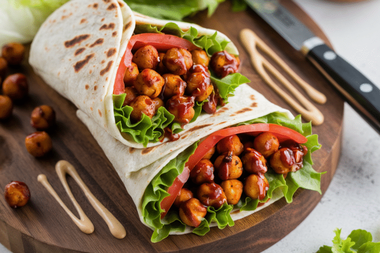 Crispy BBQ Chickpea Wraps That Slap: Smoke, Crunch, and Zero Regrets