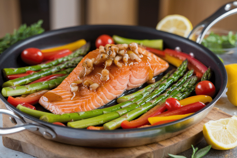 One-Pan Honey Garlic Salmon with Veggies: The 20-Minute Weeknight Flex You’ll Crave