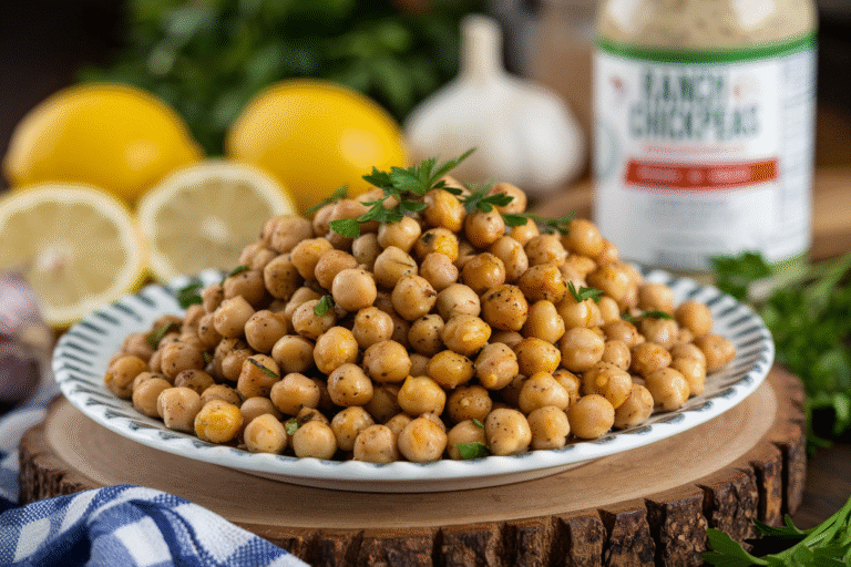 Ranch Roasted Chickpeas: The Crunchy, High-Protein Snack You’ll Accidentally Devour