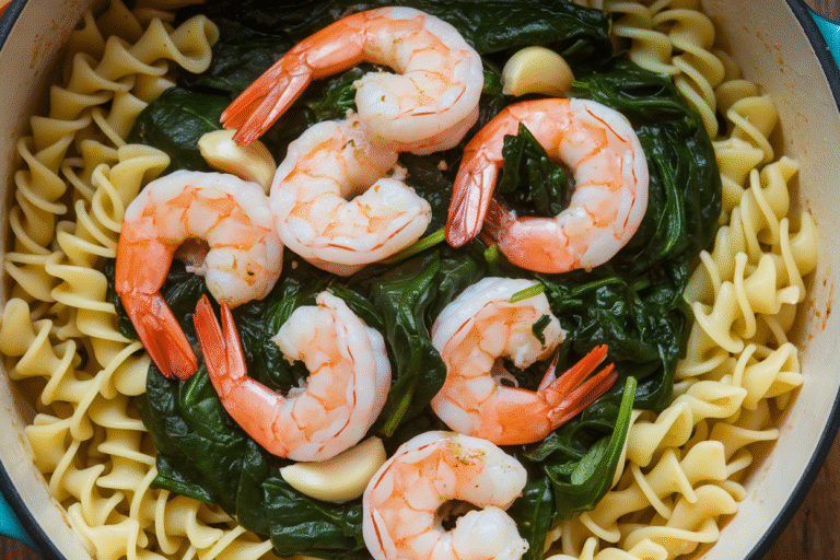 One-Pot Garlicky Shrimp & Spinach: The 15-Minute Power Dinner You’ll Brag About