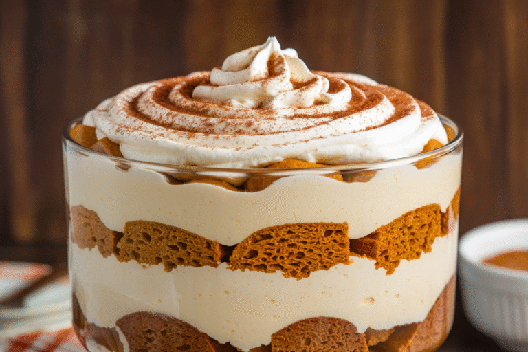 Easy Pumpkin Cream Trifle That Vanishes in 10 Minutes (But Looks Like You Spent All Day)