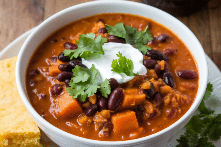 Sweet Potato Chili That Is Unbelievably Delicious: Cozy, Craveable, and Weeknight-Warrior Approved