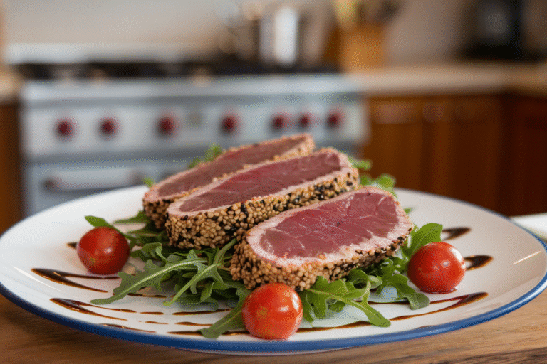 Seared Ahi Tuna Steaks That Look Fancy, Cook Fast, and Taste Like a $40 Entrée
