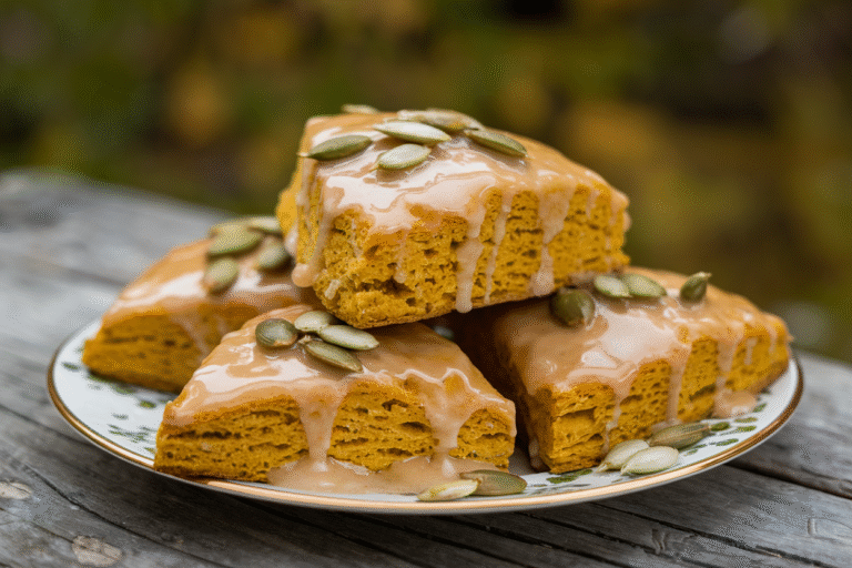 Glazed Pumpkin Scones That Turn Any Morning Into a Cozy Power Move