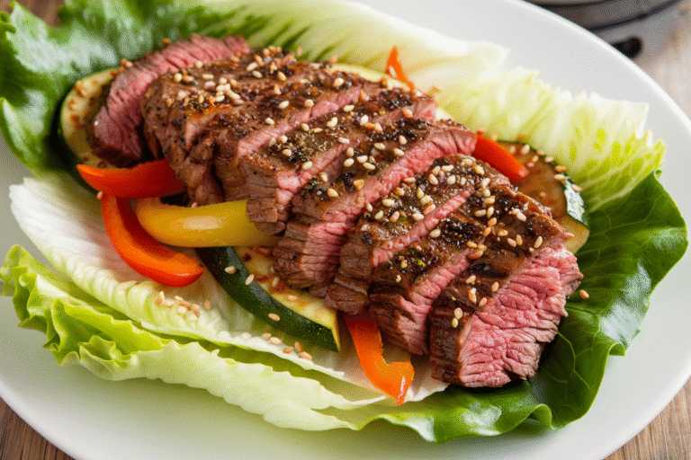Hibachi Steak Lettuce Wraps You’ll Brag About: Sizzling Flavor, Zero Forks Required