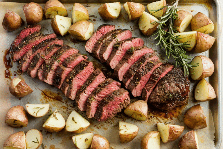 Sheet Pan Balsamic Steak & Potatoes: The 30-Minute Power Dinner That Tastes Like a $60 Date Night