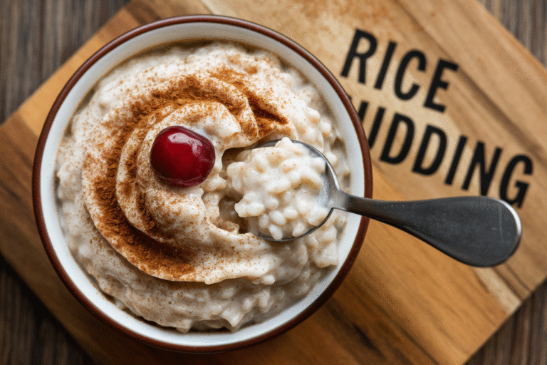 Rice Pudding You’ll Ever Taste: Creamy, Cozy, and Basically Dessert-Hug-in-a-Bowl