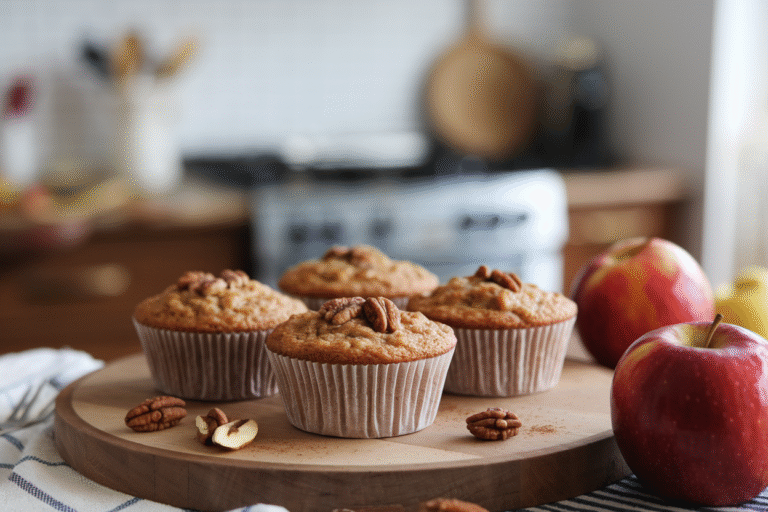 Oatmeal Apple Nut Muffins That Taste Like Cozy Weekend Mornings (Without the Sugar Crash)