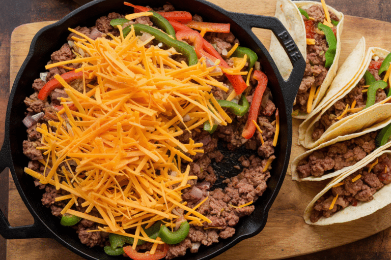 Keto Cheesy Mexican Taco Skillet That Breaks the “Diet Food” Myth (One Pan, 20 Minutes, Zero Regrets)