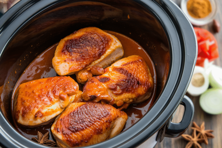 SLOW COOKER CHICKEN TIKKA MASALA That Practically Cooks Itself (And Tastes Like a Takeout Flex)