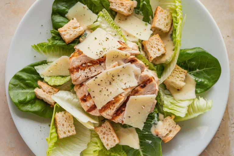 Chicken Caesar Salad That Is a Game Changer: Crispy, Juicy, and Absolutely Not Boring