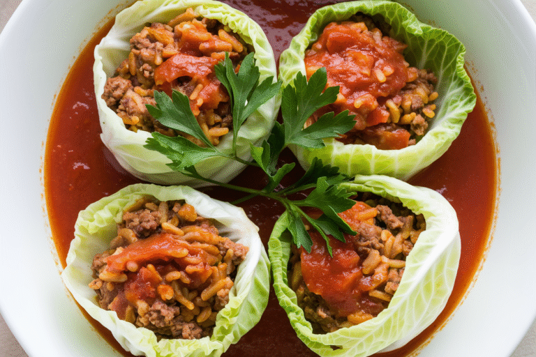 Stuffed Cabbage Cups: The Bite-Size Comfort Food Hack You’ll Crave on Repeat