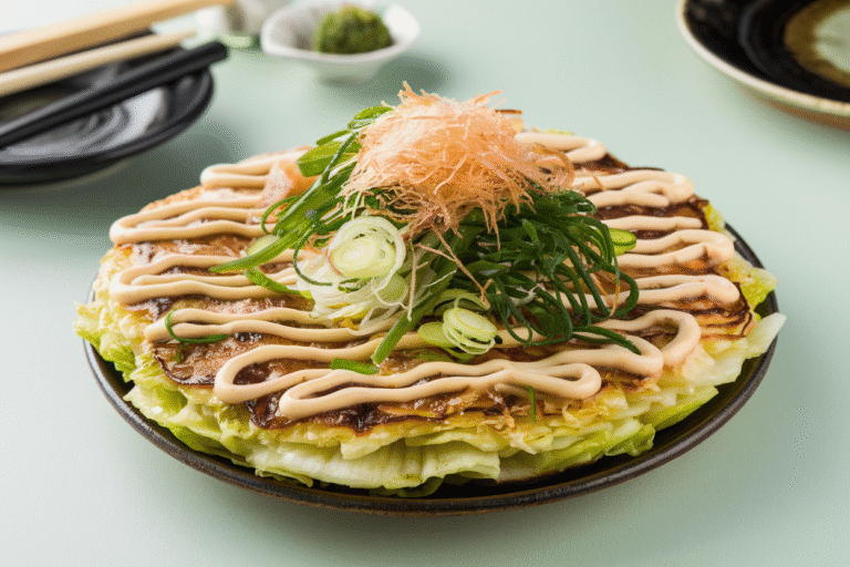 Okonomiyaki (Japanese Cabbage Pancake): The Crispy, Saucy Street-Food Smash You Can Make Tonight