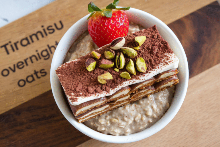Tiramisu-Inspired Overnight Oats: The 2-Minute Breakfast That Tastes Like Dessert and Works Like a Protein Shake
