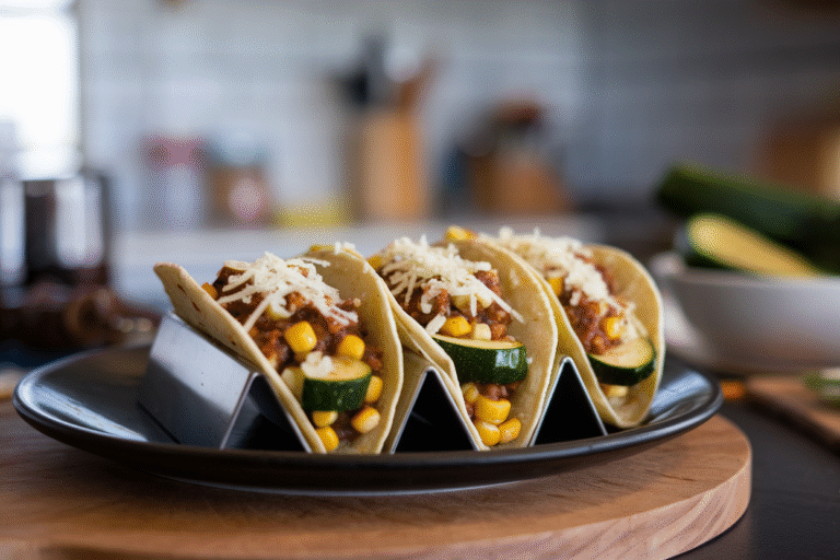 Vegetarian Tacos with Zucchini & Corn That Hit Like Street Food, But Lighter (And Faster!)
