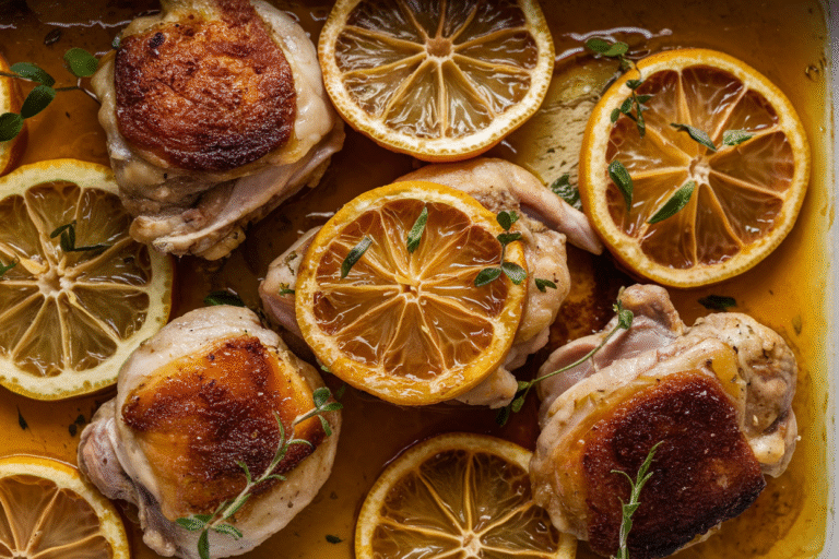 Crispy Chicken Thighs with Caramelized Lemon Rinds: The 30-Minute Dinner That Tastes Like a $40 Plate