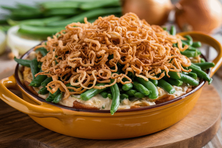 Green Bean Casserole Glow-Up: The Crispy, Creamy, Crowd-Slayer You’ll Make on Repeat