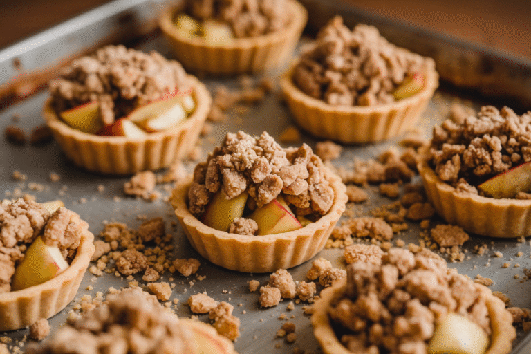 APPLE CRISP TARTLETS That Taste Like Cozy Fall in One Bite (And Look Fancy Without Trying)