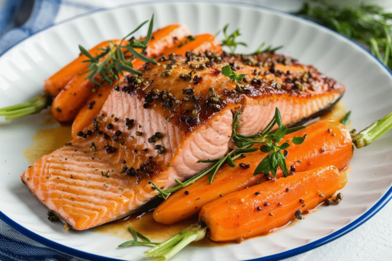Glazed Salmon with Spiced Carrots: The 20-Minute Weeknight Flex You’ll Crave Twice a Week