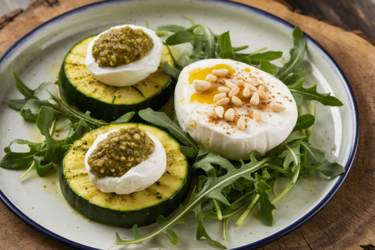 Smashed Zucchini with Pesto & Burrata: The 15-Minute Veggie Glow-Up You’ll Crave Nightly