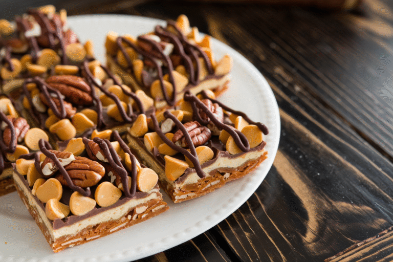 Stop Baking, Start Snacking: No-Bake Butterscotch Pretzel Bars That Vanish in Minutes