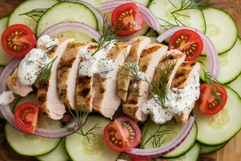 Cucumber Salad with Chicken That Smacks: Crunchy, Juicy, 12-Minute Power Lunch