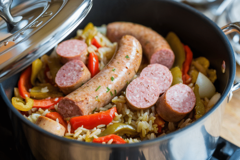 One-Pot Italian Sausage & Rice That Turns “What’s for Dinner?” Into a Standing Ovation