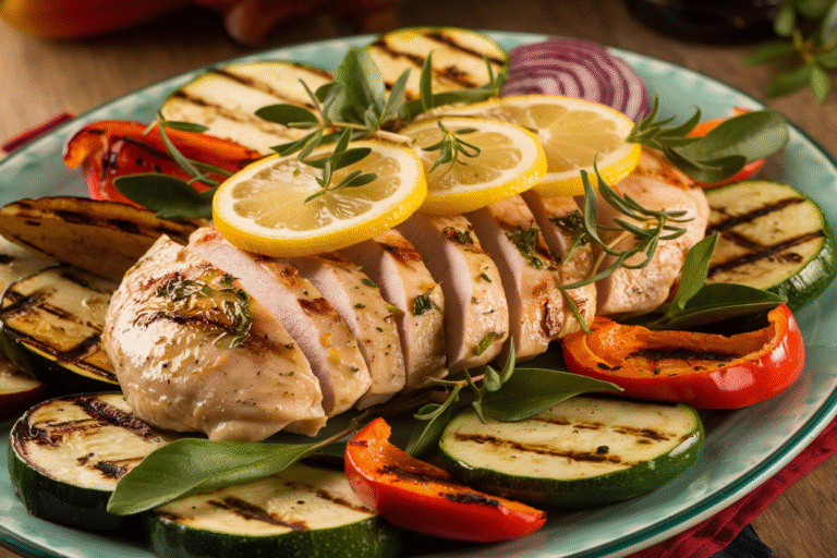 Grilled Lemon Herb Chicken Breast with Veggies: The 20-Minute Weeknight Flex You’ll Actually Crave