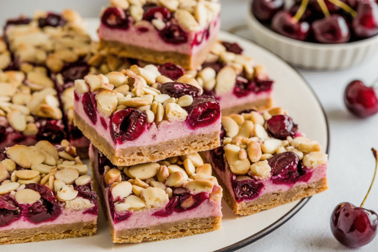 Chewy Cherry Almond Bars: The Snack That Disappears Before It Cools