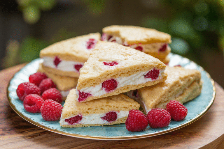 RASPBERRY CREAM SCONES That Taste Like Bakery Magic (Without the Bakery Prices)