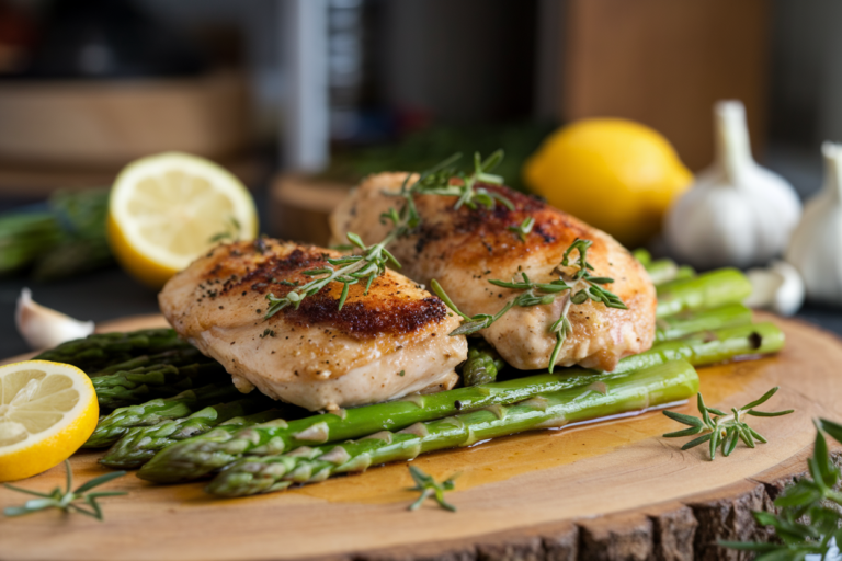 One-Pan Lemon Garlic Butter Chicken & Asparagus: Your Next Dinner Obsession