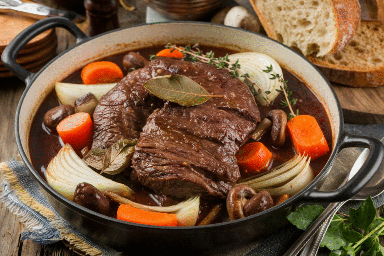 Unlock Gourmet Flavor with This Irresistible One-Pot Beef Bourguignon That Will Rock Your Dinner Game