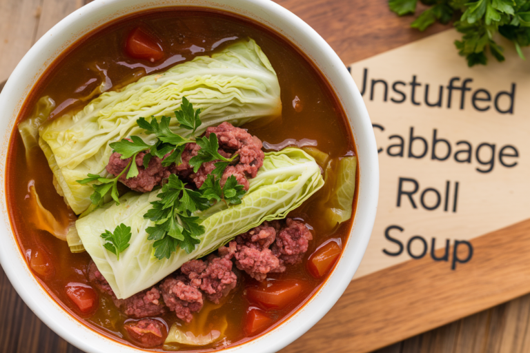 Unleash the Flavor Explosion: Why You Need This Unstuffed Cabbage Roll Soup in Your Life NOW
