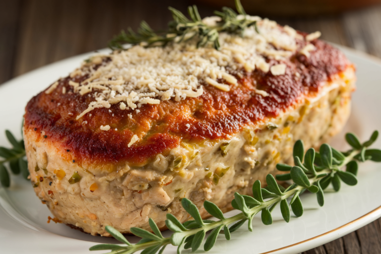 Unlock Flavor Heaven with This Epic Parmesan Chicken Meatloaf Recipe!