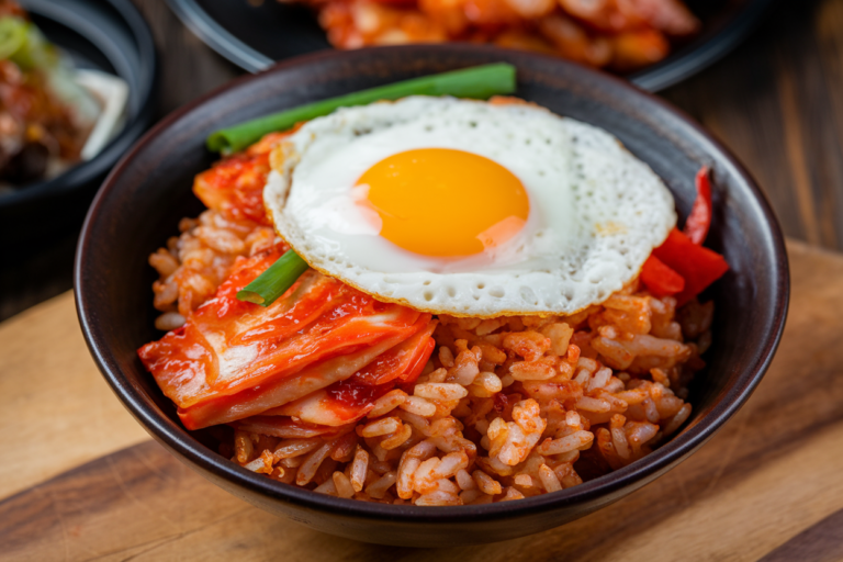 Kimchi Fried Rice with a Fried Egg: The Ultimate Flavor Bomb You Didn’t Know You Needed