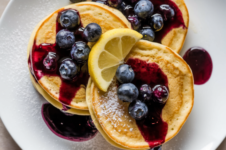 Unlock Brunch Bliss: How Lemon Ricotta Pancakes with Blueberry Compote Will Change Your Weekend Forever