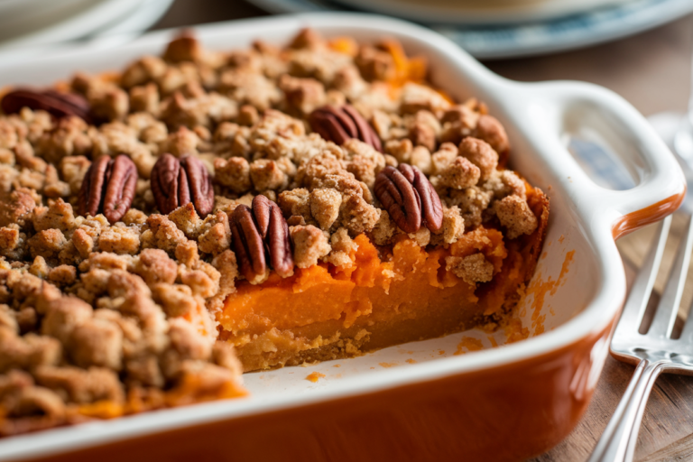 Sweet Potato Casserole with Pecan Streusel: The Ultimate Game-Changer for Every Holiday Table