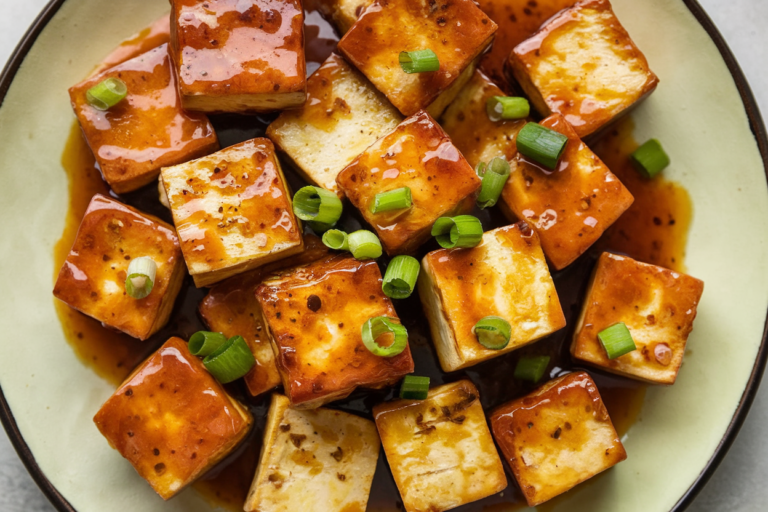Quick Sticky Lemon Pepper Tofu (Better Than Takeout)