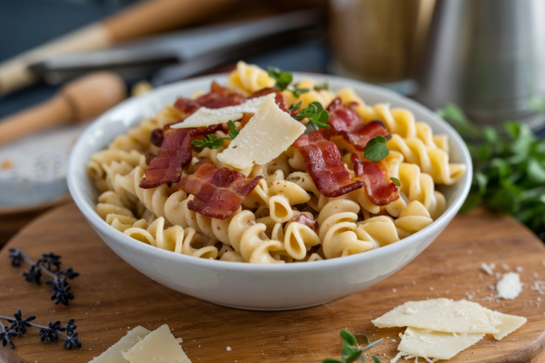 Easy Ditalini Pasta Recipe with Bacon | One-Pot Dinner