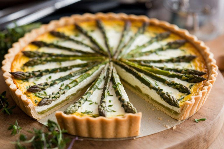 Asparagus and Goat Cheese Quiche: The Ultimate Springtime Brunch Showstopper You Didn’t Know You Needed