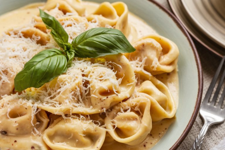 The Best Creamy Parmesan Tortellini Alfredo (Easy Recipe)