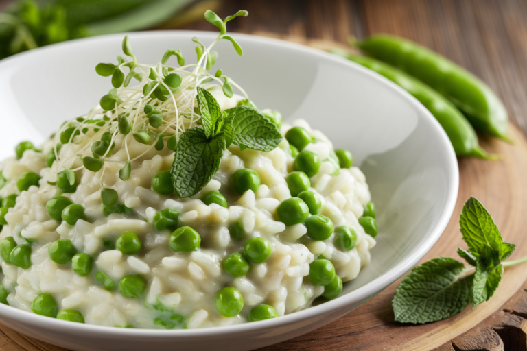 Unlock Summer Bliss with This Irresistible Fresh Pea and Mint Risotto Recipe