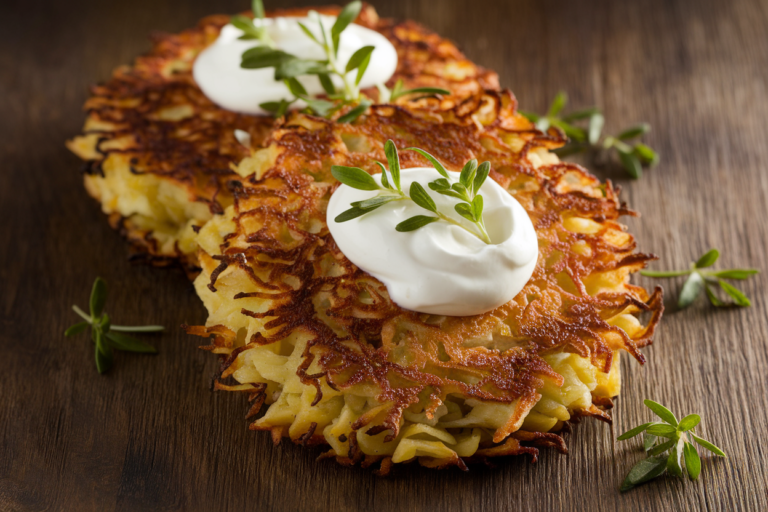Crispy & Golden Classic Latkes (Easy Potato Pancakes)