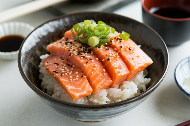 Unlock the Ultimate Flavor Explosion with This Irresistible Salmon Rice Bowl Recipe!