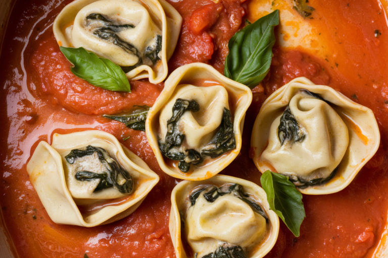 Easy Creamy Tomato Tortellini with Spinach That’ll Change Dinner Forever