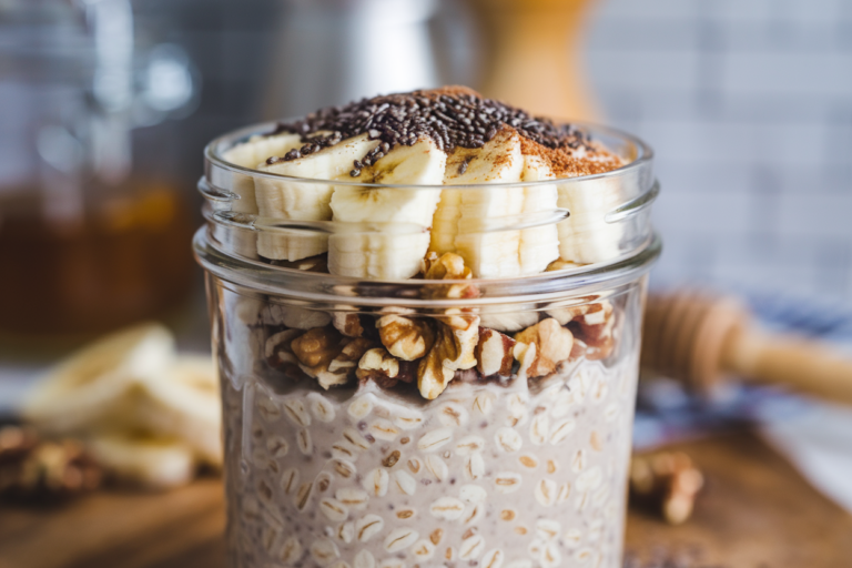 Wake Up to Magic: How Banana Nut Overnight Oats Will Revolutionize Your Mornings