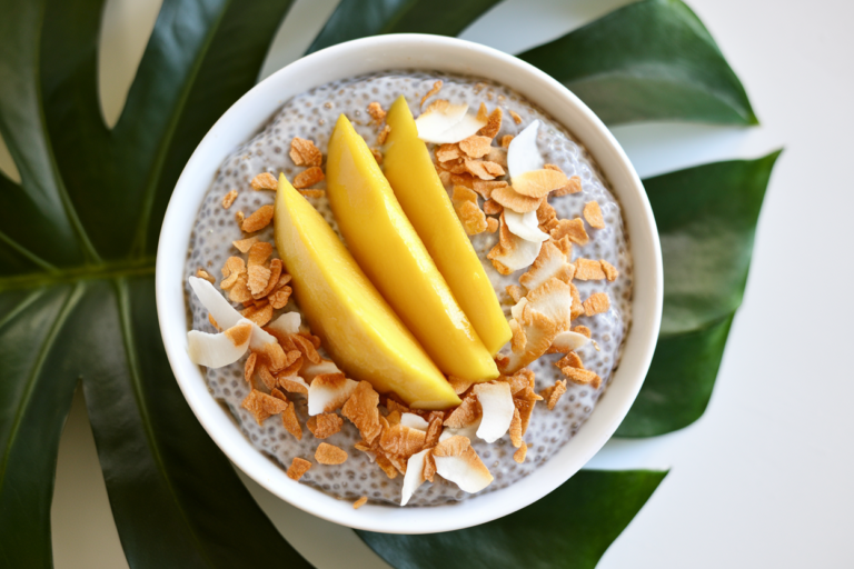 Easy Mango Coconut Chia Pudding – 5-Minute Prep